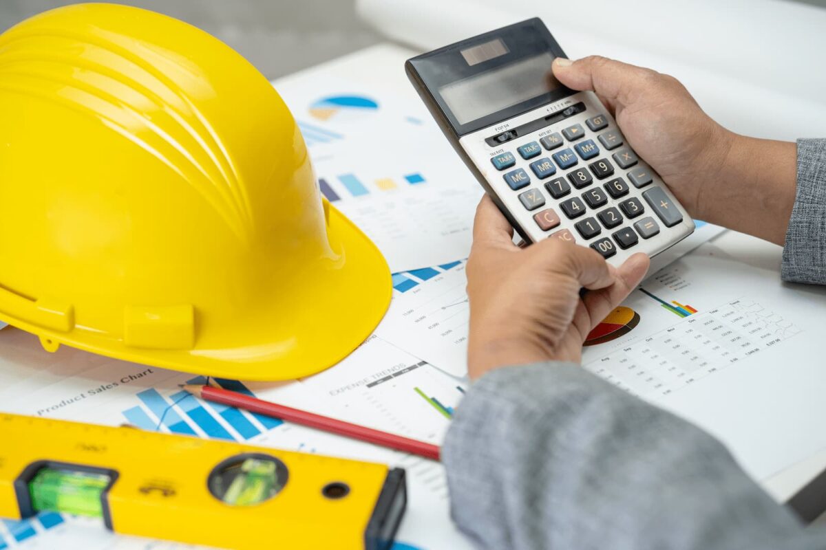 foreman reviewing construction budget